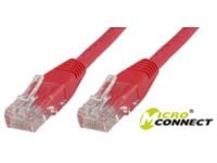MicroConnect - Nettverkskabel - RJ-45 (hann) til RJ-45 (hann) - 30 m - UTP - CAT 6 - rød