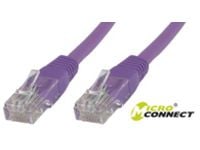 MicroConnect - Nettverkskabel - RJ-45 (hann) til RJ-45 (hann) - 5 m - UTP - CAT 6 - purpur