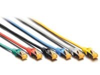 DIGITUS - Patchkabel - RJ-45 (han) til RJ-45 (han) - 7 m - SFTP - CAT 6a - booted, halogenfri, knastfri - rød