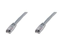 DIGITUS Premium - Patchkabel - RJ-45 (han) til RJ-45 (han) - 7 m - SFTP - CAT 5e - booted - grå