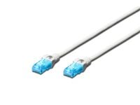 Digitus DK-1512-020/WH, 2 m, Cat5e, U/UTP (UTP), RJ-45, RJ-45, Valkoinen