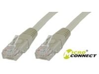MicroConnect - Nätverkskabel - RJ-45 (hane) till RJ-45 (hane) - 5 m - UTP - CAT 5e - grå