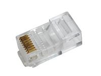 LogiLink RJ45, RJ45, Läpinäkyvä, Kulta, RoHS, 100 kpl