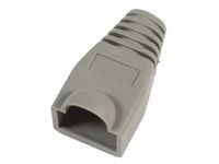 MicroConnect - Nätverkskabelsko - grå (paket om 50)