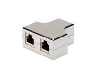 DIGITUS Professional - Nettverkkopler - RJ-45 (hunn) til RJ-45 (hann) - skjermet - CAT 5e - halogenfri