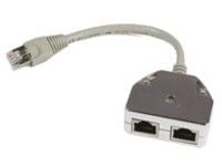MicroConnect Y-ADAPTER - Nettverksplitter - RJ-45 (hann) til RJ-45 (hunn) - dobbeltisolert