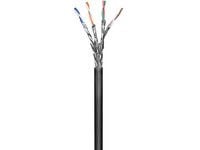 MicroConnect - Bulk-kaapeli - 100 m - SFTP - CAT 6 - sisä- ja ulkotiloissa, kiinteä - musta
