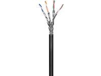 MicroConnect - Samlet kabel - 100 m - SFTP, PiMF - CAT 6 - innendørs, utendørs - svart