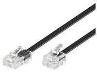 MicroConnect Modular - Nätverkskabel - RJ-11 (hane) till RJ-45 (hane) - 10 m - svart