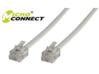 MicroConnect Modular - Telefonkabel - RJ-11 (6 pin) (hann) til RJ-11 (6 pin) (hann) - 2 m