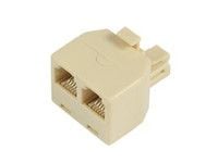 MicroConnect Y-ADAPTER - Verkonjakaja - RJ-11 (6-nastainen) (uros) RJ-11 (6-nastainen) (naaras) - RJ-11 (6-nastainen) (naaras)