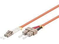 MicroConnect - Verkkokaapeli - LC/UPC-monimuotokaapeli (uros) SC/UPC-monimuotokaapeliin (uros) - 1 m. - valokuitu - 62,5 / 125 my - OM1