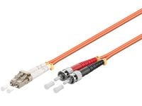 MicroConnect - Nettverkskabel - LC/UPC-multimodus (hann) til ST/UPC-multimodus (hann) - 3 m - fiberoptisk - 62,5 / 125 mikroner - OM1