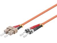 MicroConnect - Nettverkskabel - ST/PC-multimodus (hann) til SC/PC-multimodus (hann) - 2 m - fiberoptisk - 62,5 / 125 mikroner - OM1