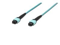 DIGITUS Professional - Liitäntäkaapeli - MPO monimuotokaapeli (naaras) - MPO monimuotokaapeli (naaras) - 30 m. - valokuitu - simplex - 50 / 125 my ...