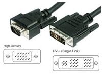 MicroConnect - VGA-kabel - DVI-I (hann) til HD-15 (VGA) (hann) - 3 m