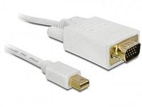 Delock - DisplayPort-kabel - Mini DisplayPort (hann) til HD-15 (VGA) (hann) - 1 m