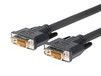 VivoLink Pro - DVI-kabel - DVI-D (hann) til DVI-D (hann) - 5 m - tommelskruer, 4K-støtte - svart
