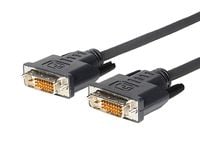 VivoLink Pro - DVI-kaapeli - DVI-D (uros) - DVI-D (uros) - 15 m - muotoiltu, sormiruuvit - musta