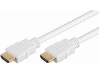 MicroConnect High Speed HDMI with Ethernet - HDMI-kabel med Ethernet - HDMI hann til HDMI hann - 10 m - hvit