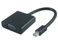 Microconnect MDPVGA2B, 0,15 m, Mini DisplayPort, VGA (D-Sub), Uros, Naaras, Nikkeli