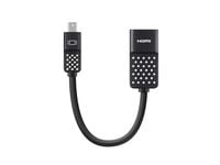 Belkin Mini DisplayPort to HDMI Adapter, 4k - Video adapter - Mini DisplayPort hann til HDMI hunn - 12.7 cm - 4K-støtte