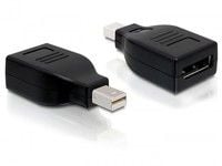 DeLOCK 65238, mini Displayport 1.2, Displayport, Musta