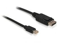 Delock - DisplayPort-kabel - Mini DisplayPort (hann) til DisplayPort (hann) - 3 m