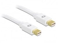 Delock - DisplayPort-kabel - Mini DisplayPort (hann) til Mini DisplayPort (hann) - 1 m - hvit