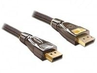 Delock - DisplayPort-kabel - DisplayPort (hann) til DisplayPort (hann) - 5 m - antrasitt