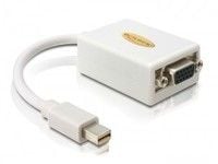 Delock - VGA-adapter - Mini DisplayPort (hane) till HD-15 (VGA) (hona) - 18 cm