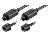 MicroConnect - Digitallydkabelsett (optisk) - TOSLINK hann til TOSLINK hann - 3 m - fiberoptisk