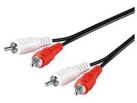 MicroConnect - Äänikaapeli - RCA han til RCA han - 10 m