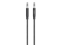 Belkin MIXIT Aux Cable - Lydkabel - mini-phone stereo 3.5 mm hann til mini-phone stereo 3.5 mm hann - 1.22 m - svart