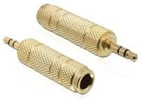 Delock - Audioadapter - mini-phone stereo 3.5 mm hann til stereojakk hunn