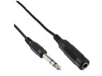 MicroConnect - Forlængerkabel til audio - stereostik hun til stereostik han - 5 m