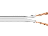 MicroConnect - Kaiutinkaapeli - 1.5 mm² - paljas johdin paljaaseen johtimeen - 100 m - valkoinen - CCA (kuparipinnoitettu alumiini)