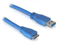 DeLOCK - USB-kaapeli - USB tyyppi A (han) - Micro-USB tyyppi B (han) - USB 3.0 - 2 m