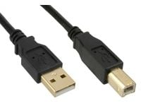 MicroConnect - USB-kaapeli - USB Type B (uros) - USB (uros) - USB 2.0 - 5 m - musta