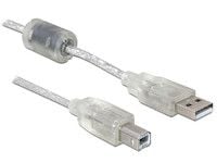 Delock - USB-kaapeli - USB (uros) - USB Type B (uros) - 0,5 m