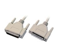 MicroConnect - Seriell- / parallellkabel - DB-25 (hann) til DB-25 (hunn) - 2 m