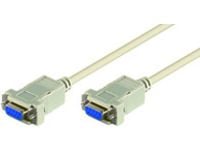 MicroConnect - Null modem-kabel - DB-9 (hunn) til DB-9 (hunn) - 1.8 m