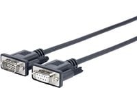 VivoLink Pro - Seriell kabel - DB-9 (hane) till DB-9 (hona) - 3 m - formpressad, tumskruvar