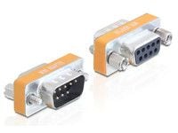 Delock - Null modem-adapter - DB-9 (hann) til DB-9 (hunn)