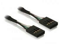 Delock USB Pinheader - USB-kabel - 4-pins USB 2.0-header (hunn) til 4-pins USB 2.0-header (hunn) - 40 cm
