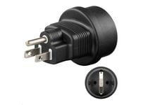 MicroConnect Universal adapter US/Schuko - Adapter för effektkontakt