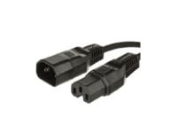 MicroConnect - Strømkabel - IEC 60320 C15 til IEC 60320 C14 - 1,5 m - lajiteltu