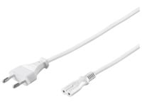 MicroConnect - Strömkabel - 10 m - vit