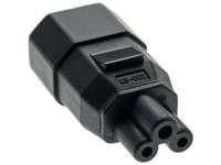 MicroConnect - Stikadapteri - IEC 60320 C5 - IEC 60320 C14