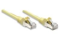 Intellinet Cat5e 7.5m, 7,5 m, Cat5e, SF/UTP (S-FTP), RJ-45, RJ-45, Gult